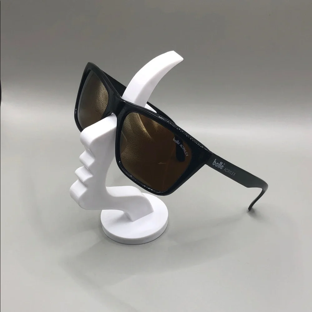 Vintage Bolle Acrylex France Black Brown Cat Eye Sunglasses-Unisex 528